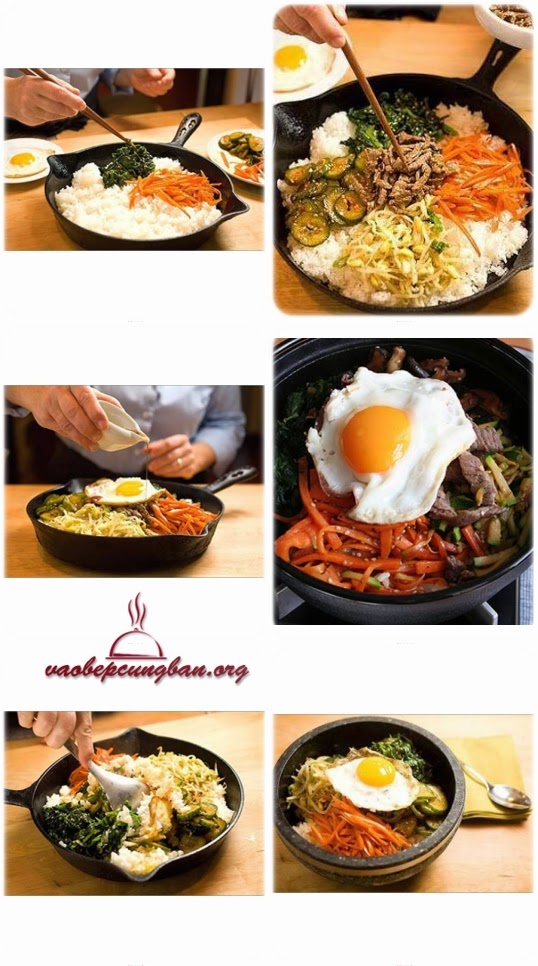 Cách làm cơm trộn Hàn Quốc dễ giền vô cùng đơn giản 1