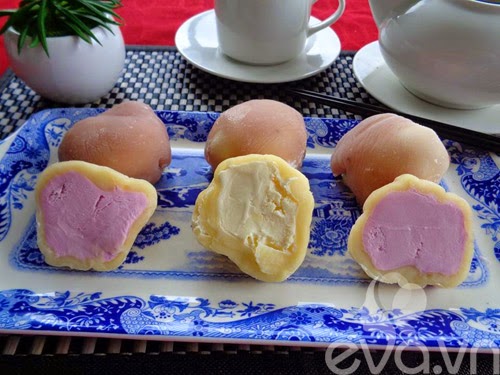 Bánh trung thu kem lạnh Nhật Bản tự làm tại nhà2