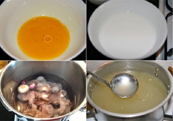 Cách nấu Súp cua trứng gà thật ngon2
