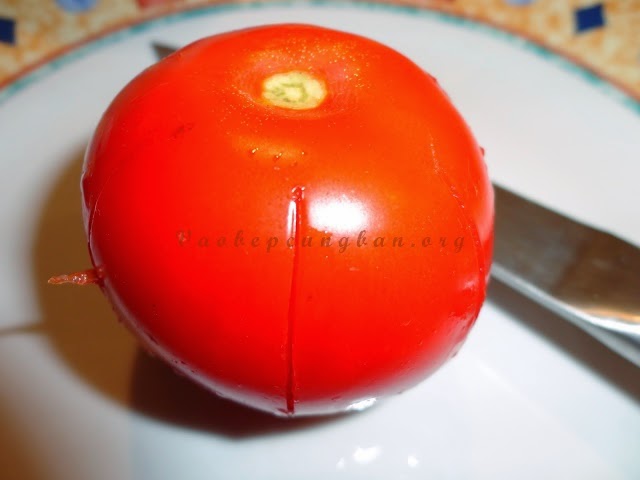 Cách làm mứt cà chua quả to cực ngon 1