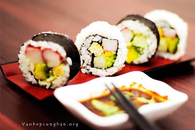 Cách làm sushi đơn giản tại nhà 6