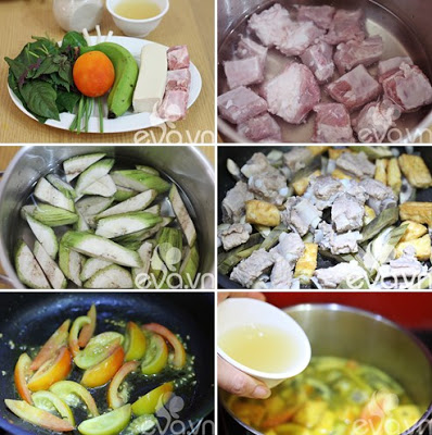 Cách làm món sườn nấu chuối đậu cực ngon 1